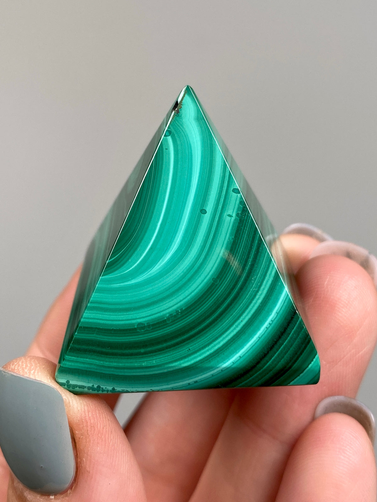 Malachite Pyramid (B)