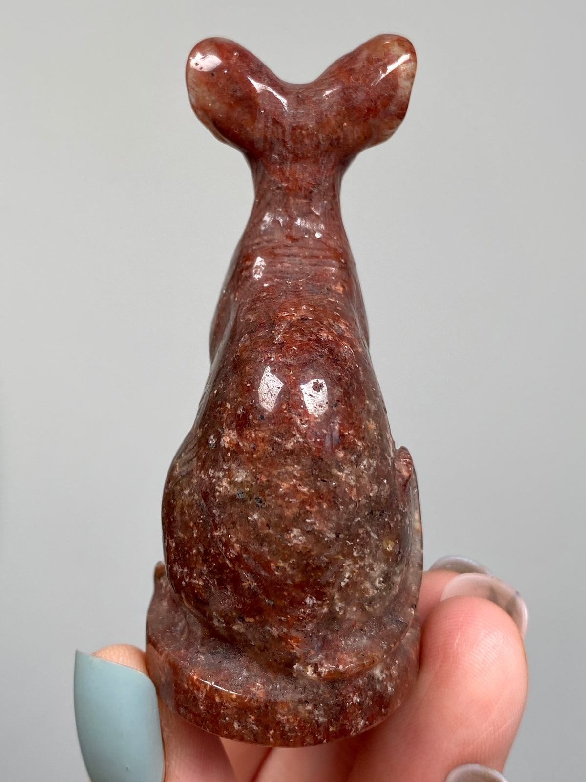Egyptian Bastet Cat (A) | Red Aventurine