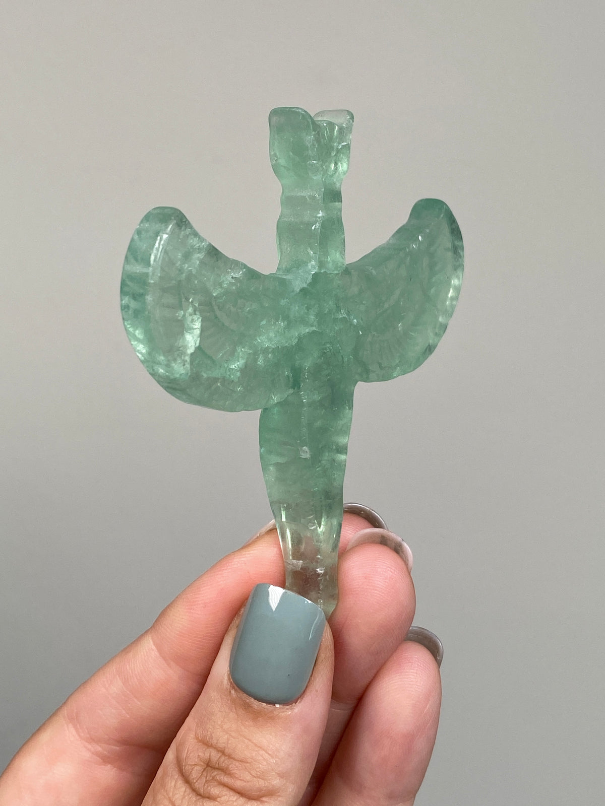 Green Fluorite Goddess Isis (D)