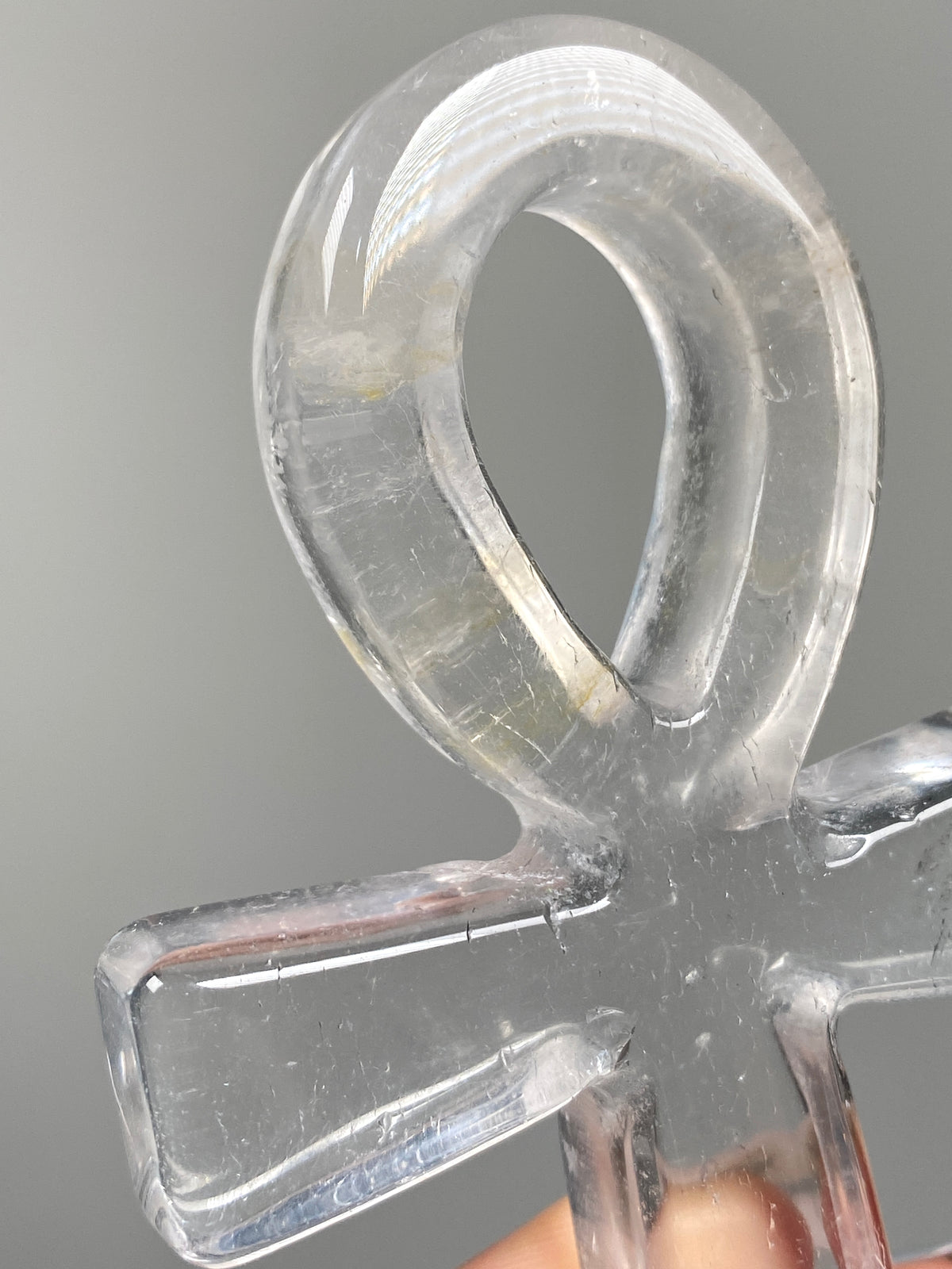 Golden Healer Quartz Ankh (A)