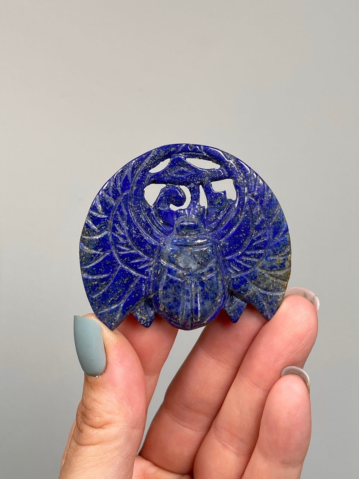 Lapis Lazuli Scarab (C)