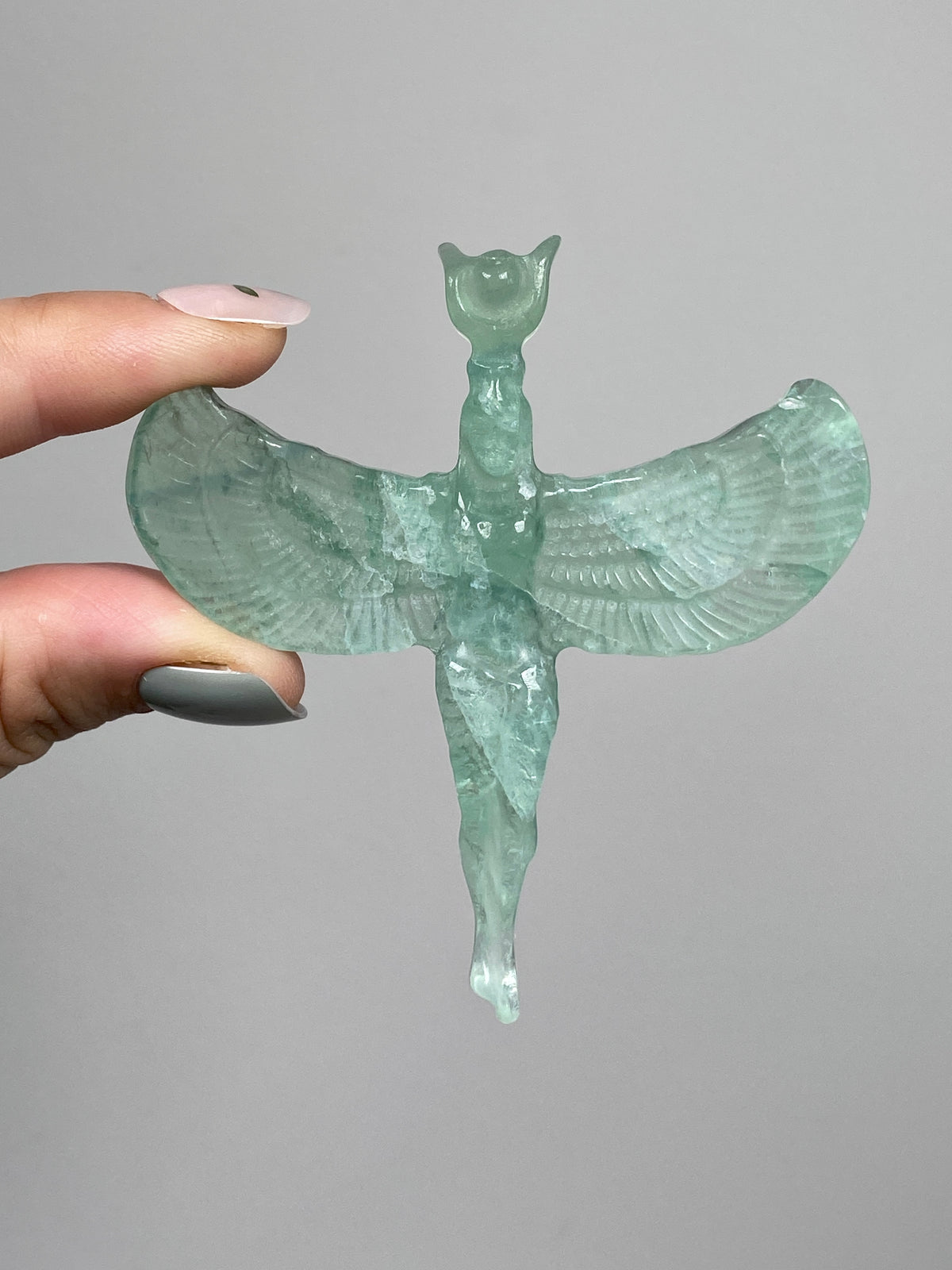 Green Fluorite Goddess Isis (C)