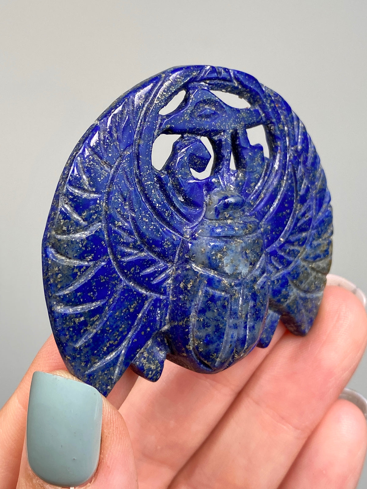 Lapis Lazuli Scarab (C)