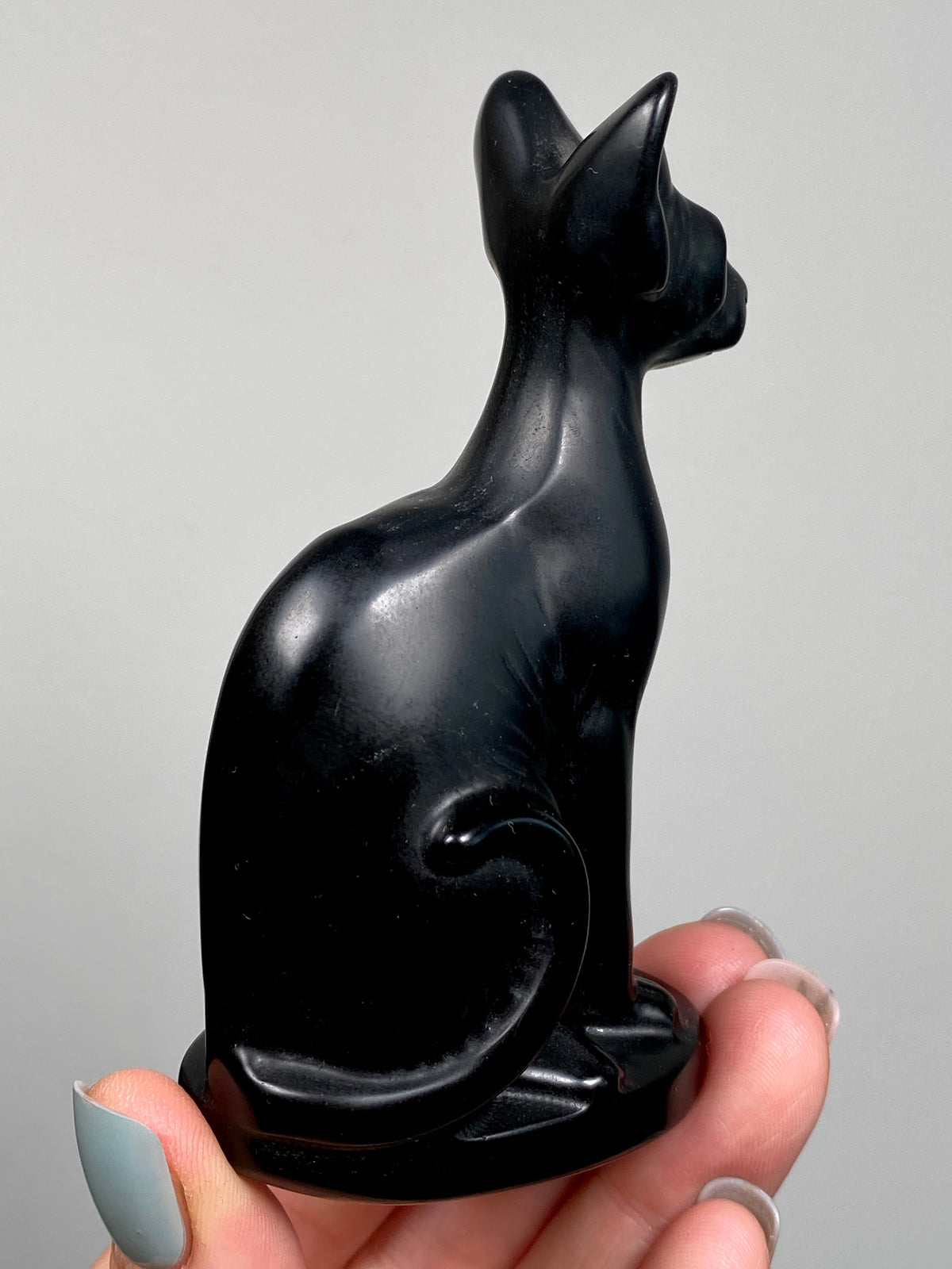 Black Obsidian Egyptian Bastet Cat