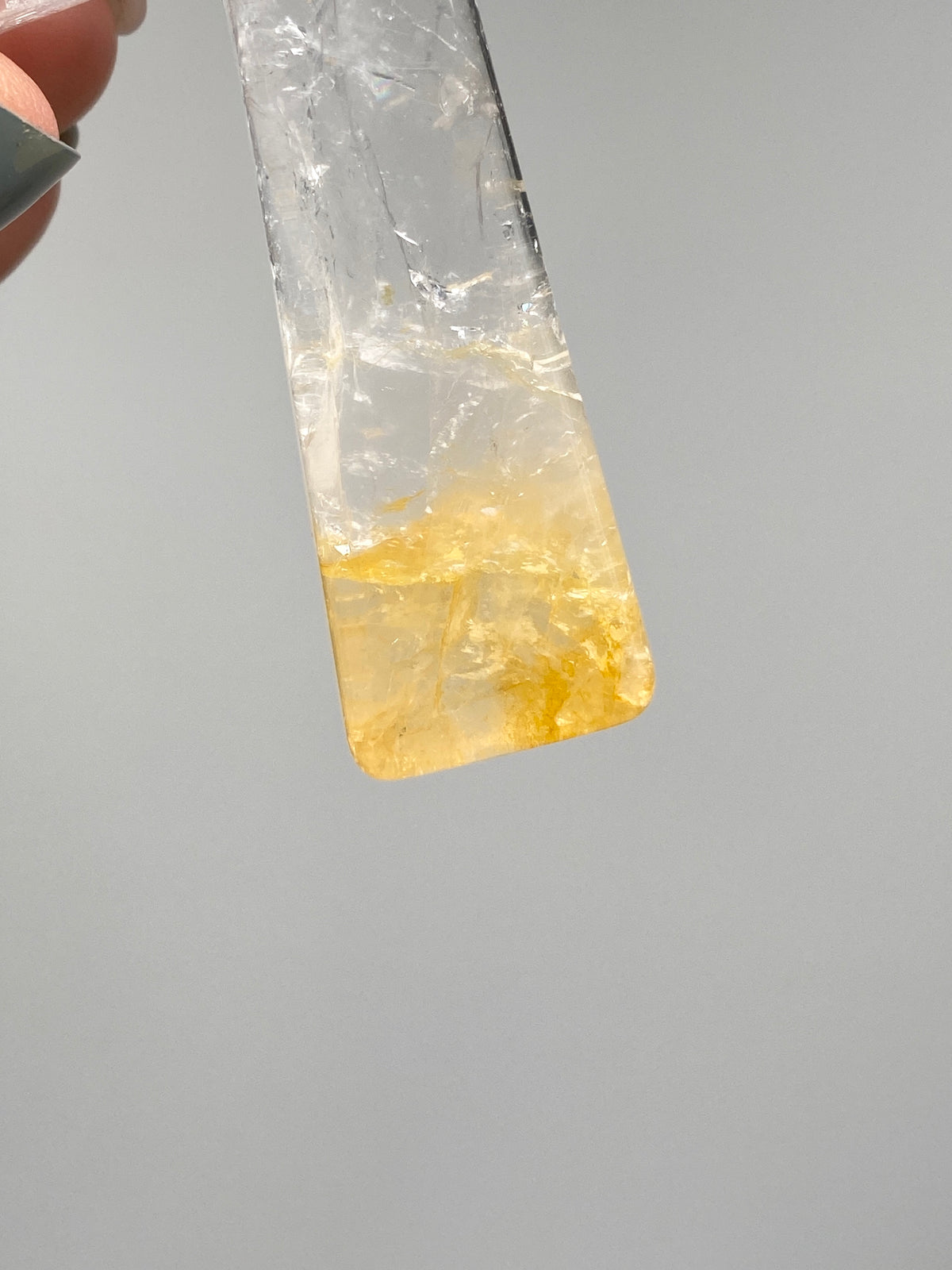 Golden Healer Quartz Ankh (C)