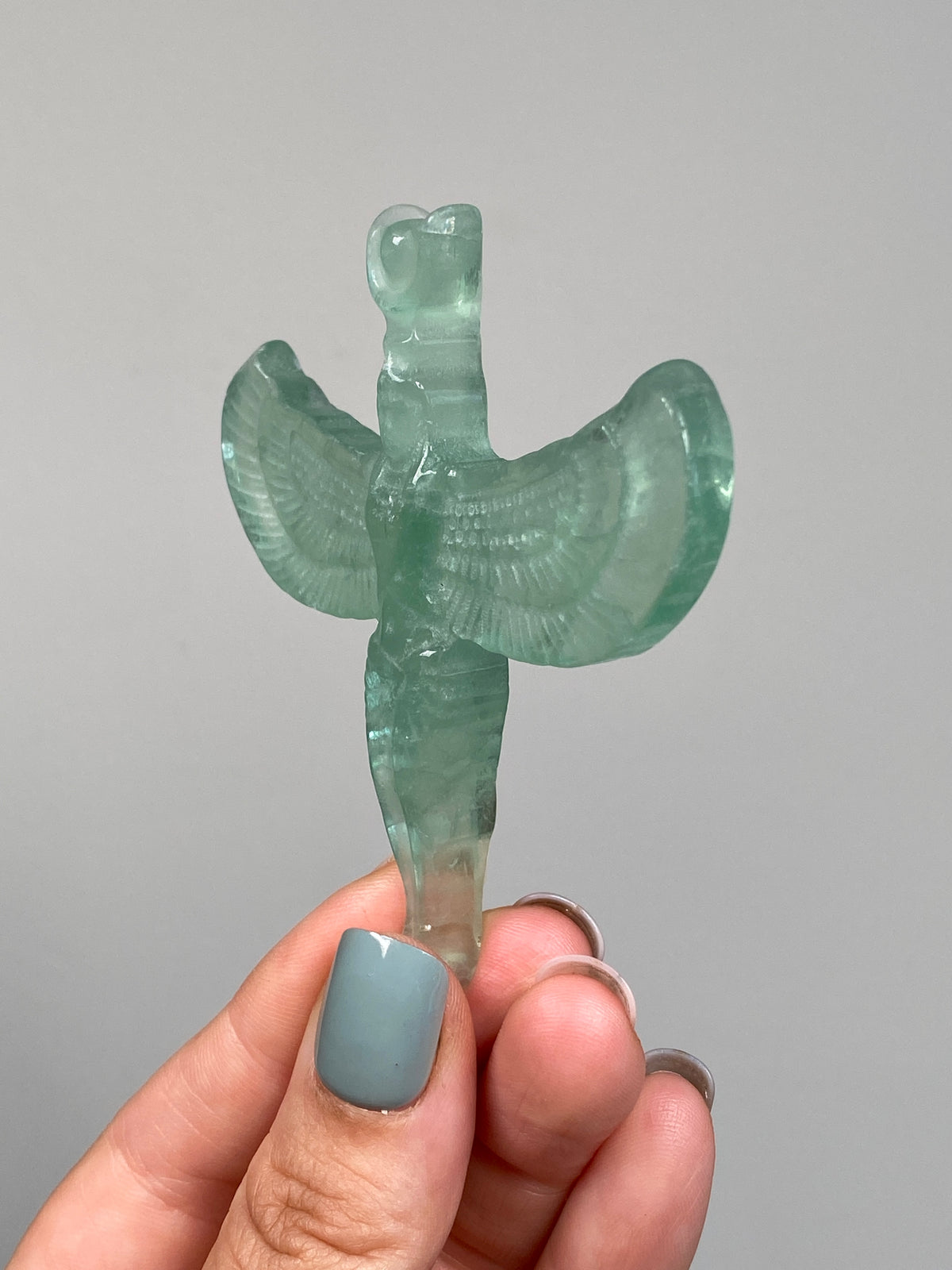 Green Fluorite Goddess Isis (A)