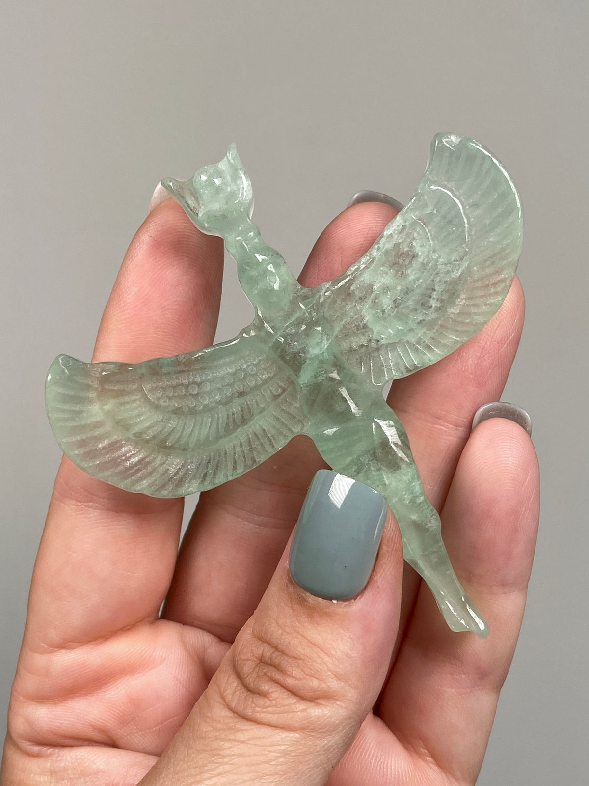 Green Fluorite Goddess Isis (B)