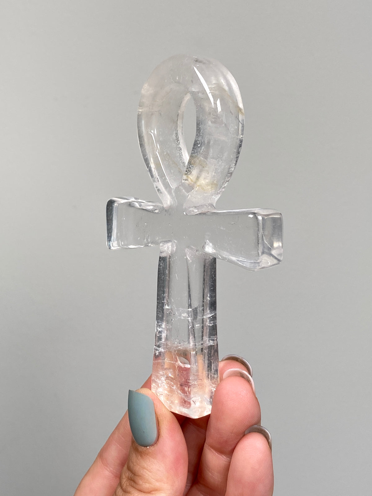Golden Healer Quartz Ankh (A)