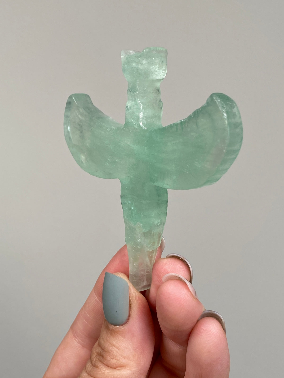 Green Fluorite Goddess Isis (B)