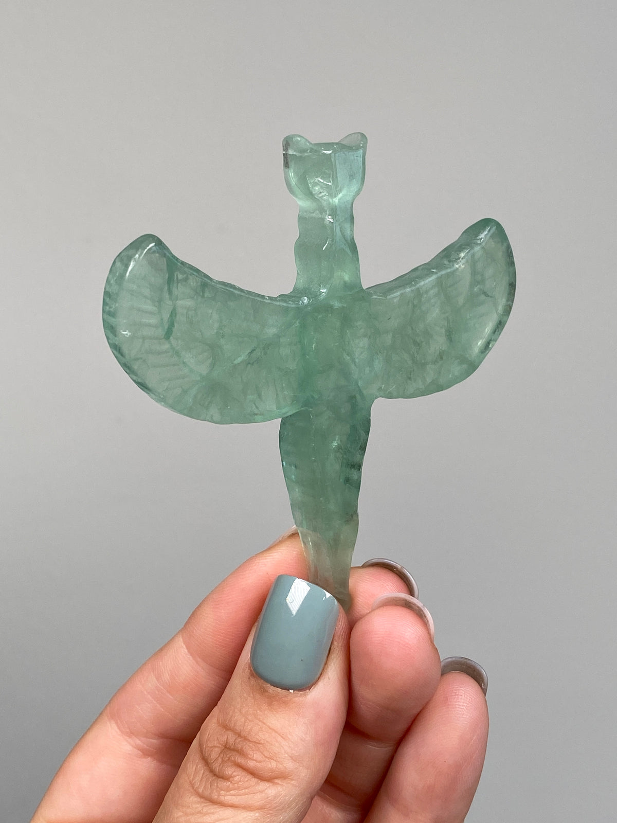 Green Fluorite Goddess Isis (A)