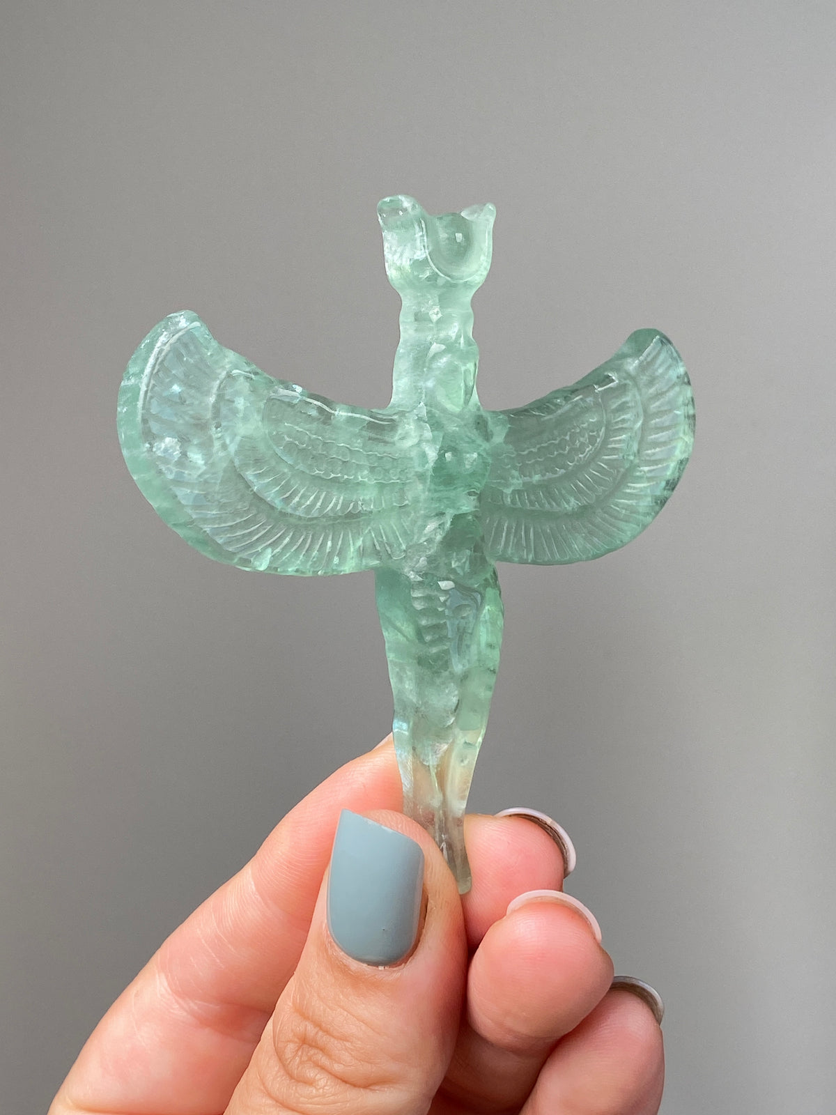 Green Fluorite Goddess Isis (D)