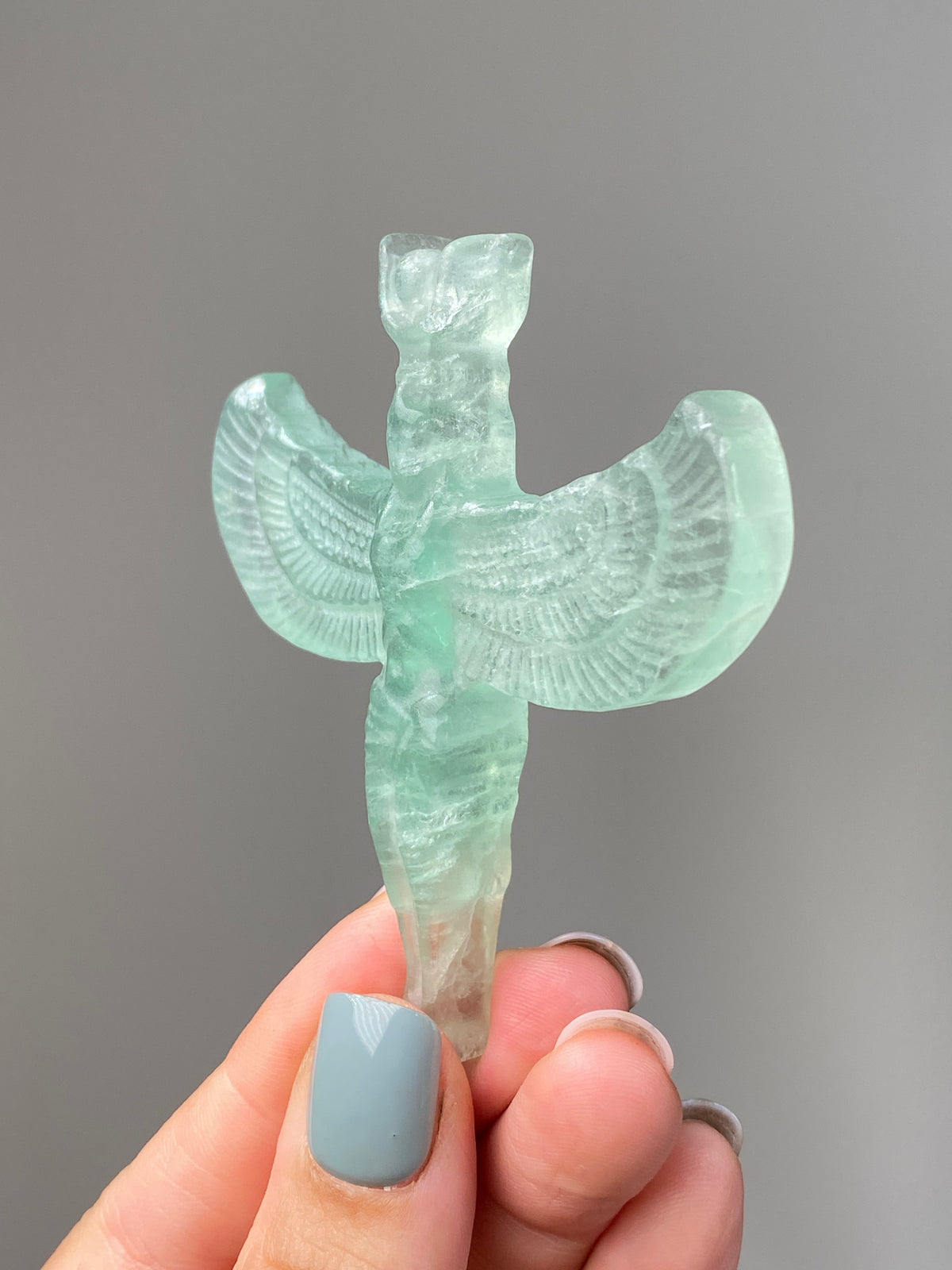 Green Fluorite Goddess Isis (B)