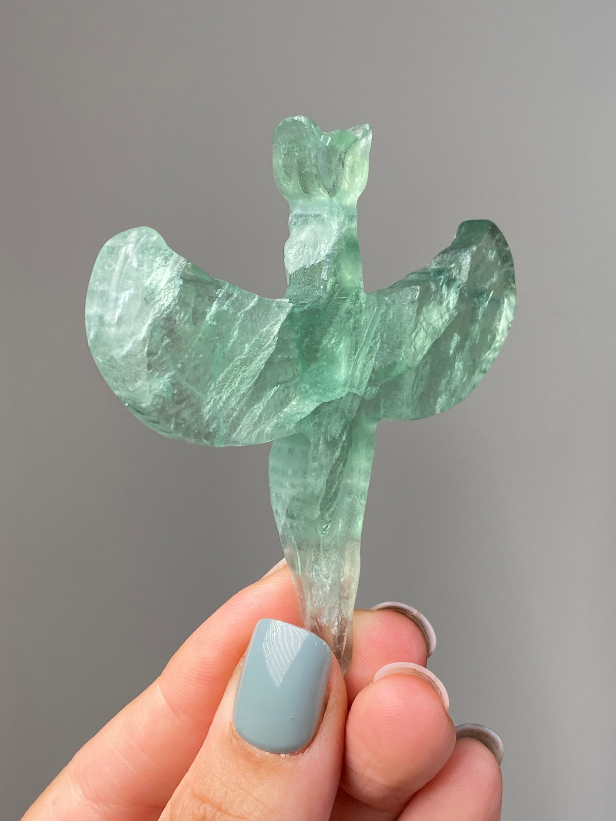 Green Fluorite Goddess Isis (C)
