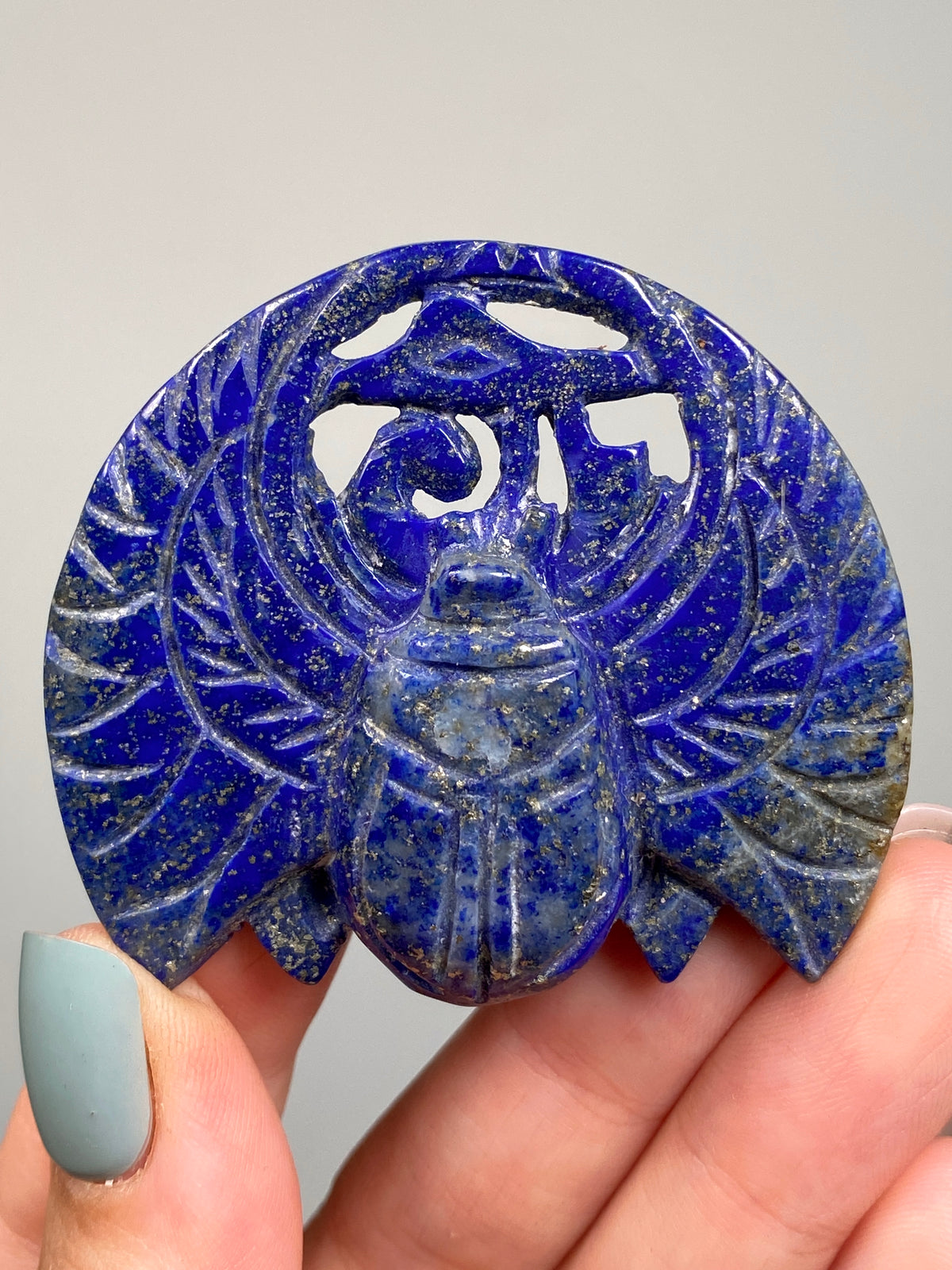 Lapis Lazuli Scarab (C)