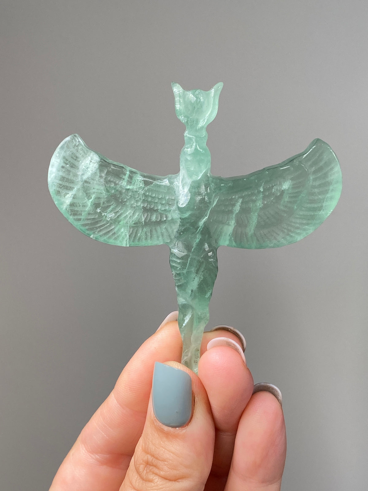 Green Fluorite Goddess Isis (E)