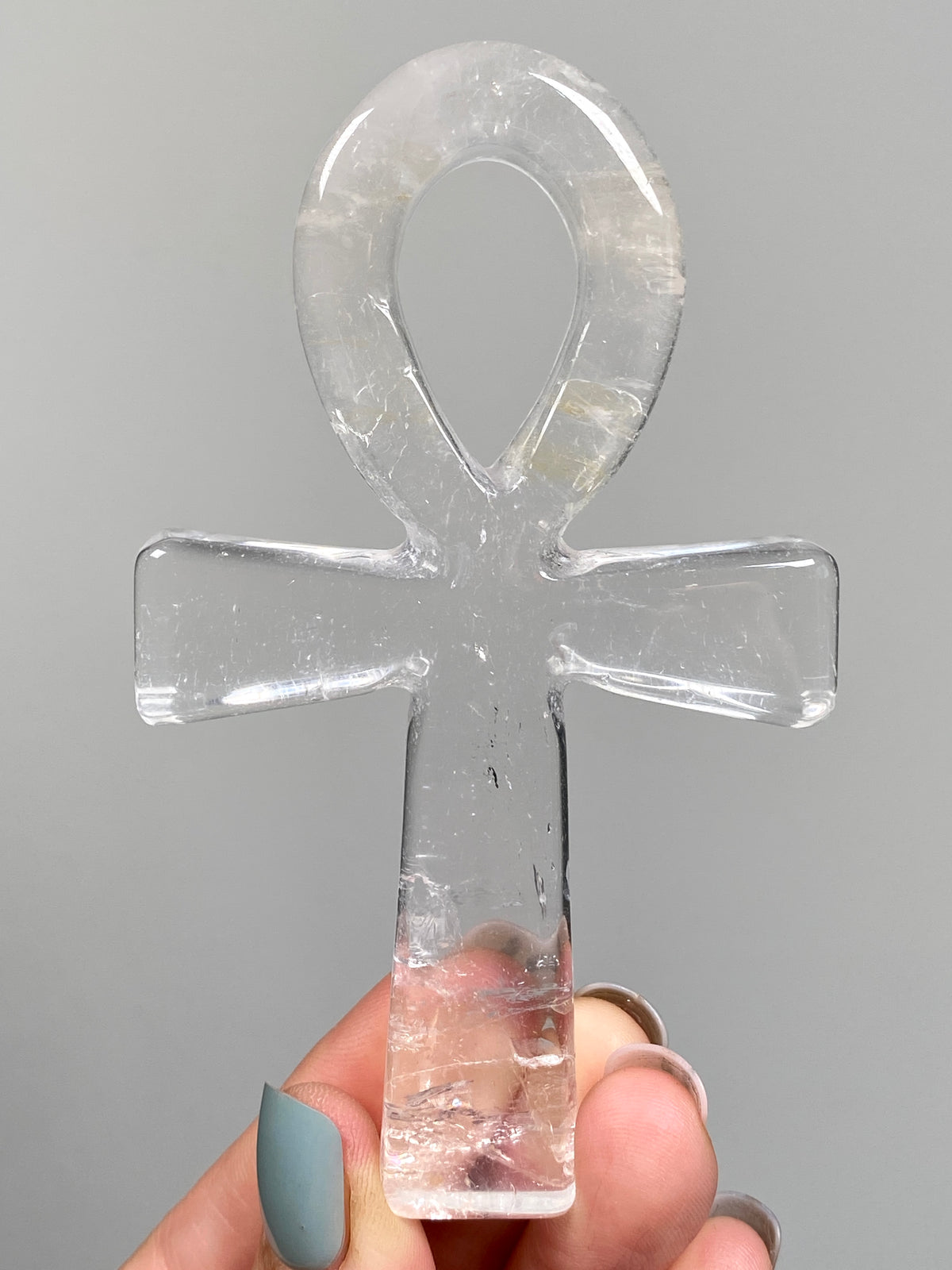 Golden Healer Quartz Ankh (A)