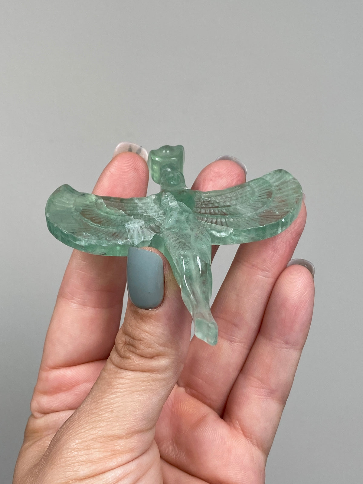 Green Fluorite Goddess Isis (C)
