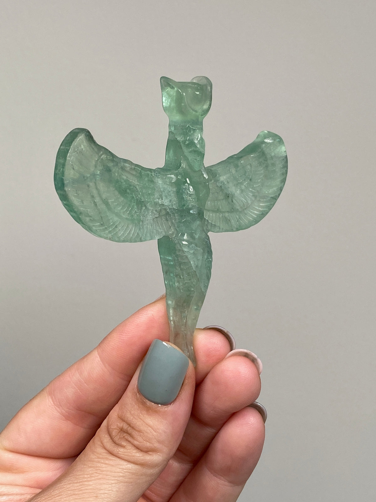 Green Fluorite Goddess Isis (C)