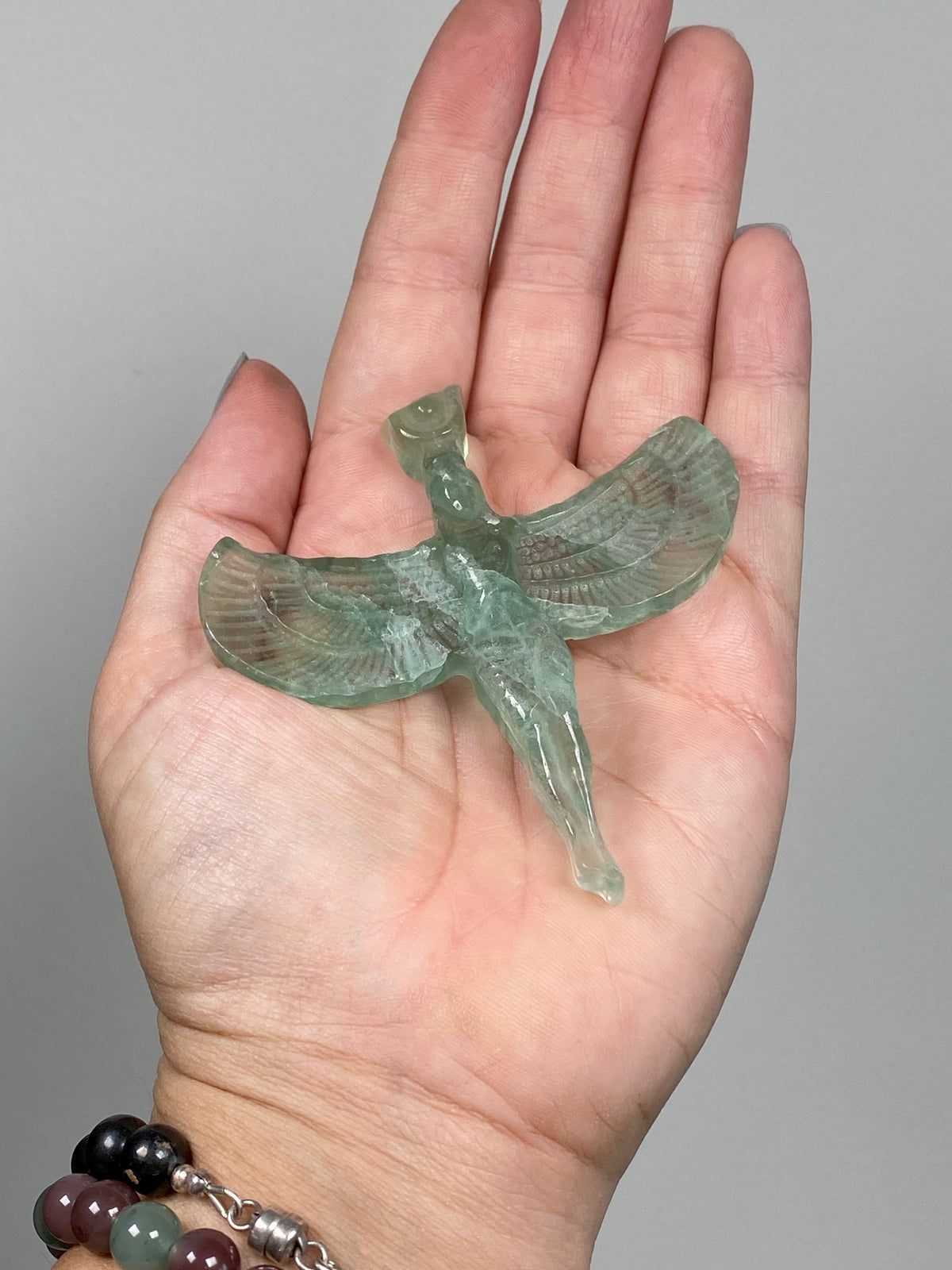 Green Fluorite Goddess Isis (C)