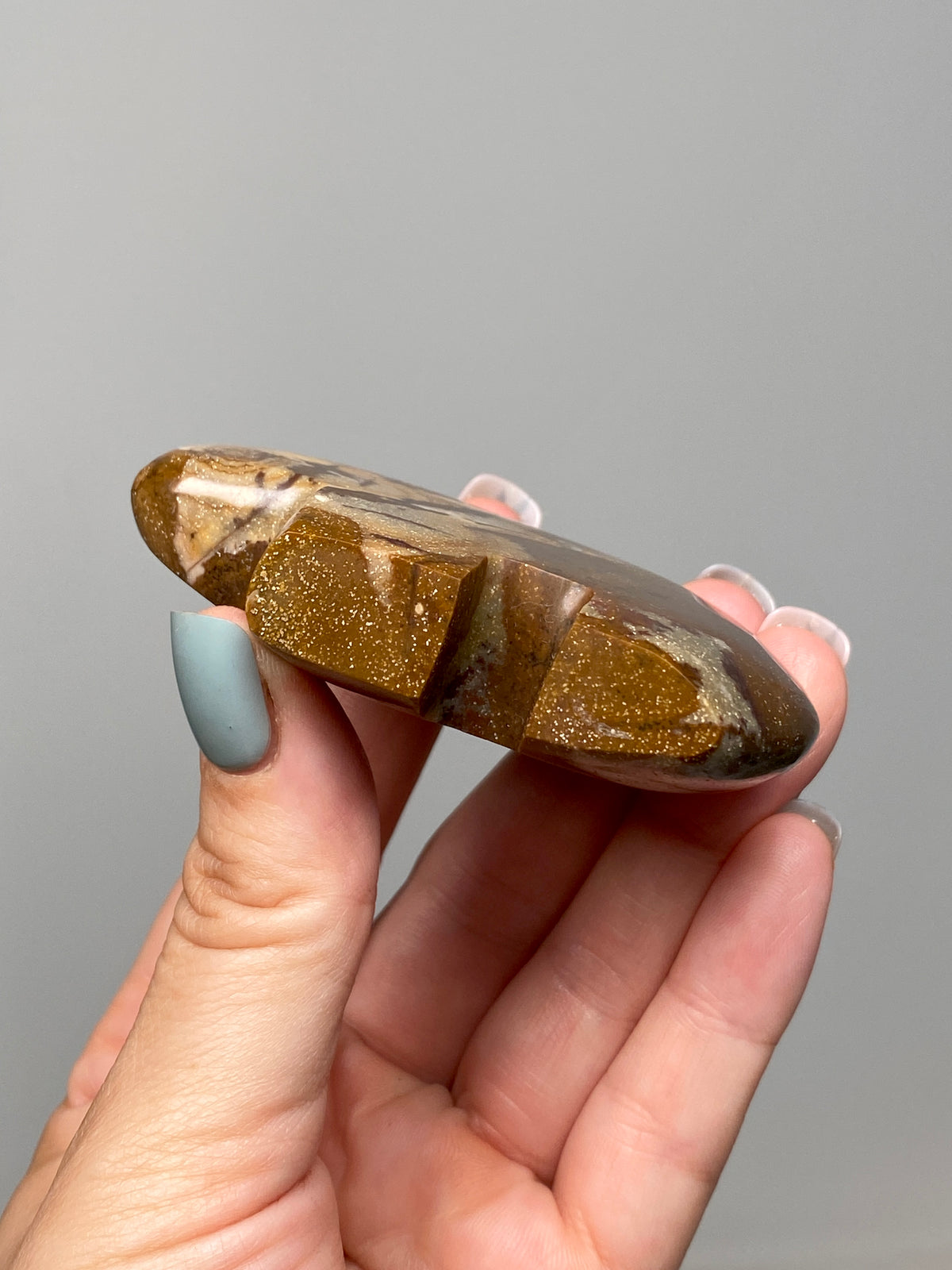 Outback Jasper Bear (E) | Hand Carved Banded Chert Bear
