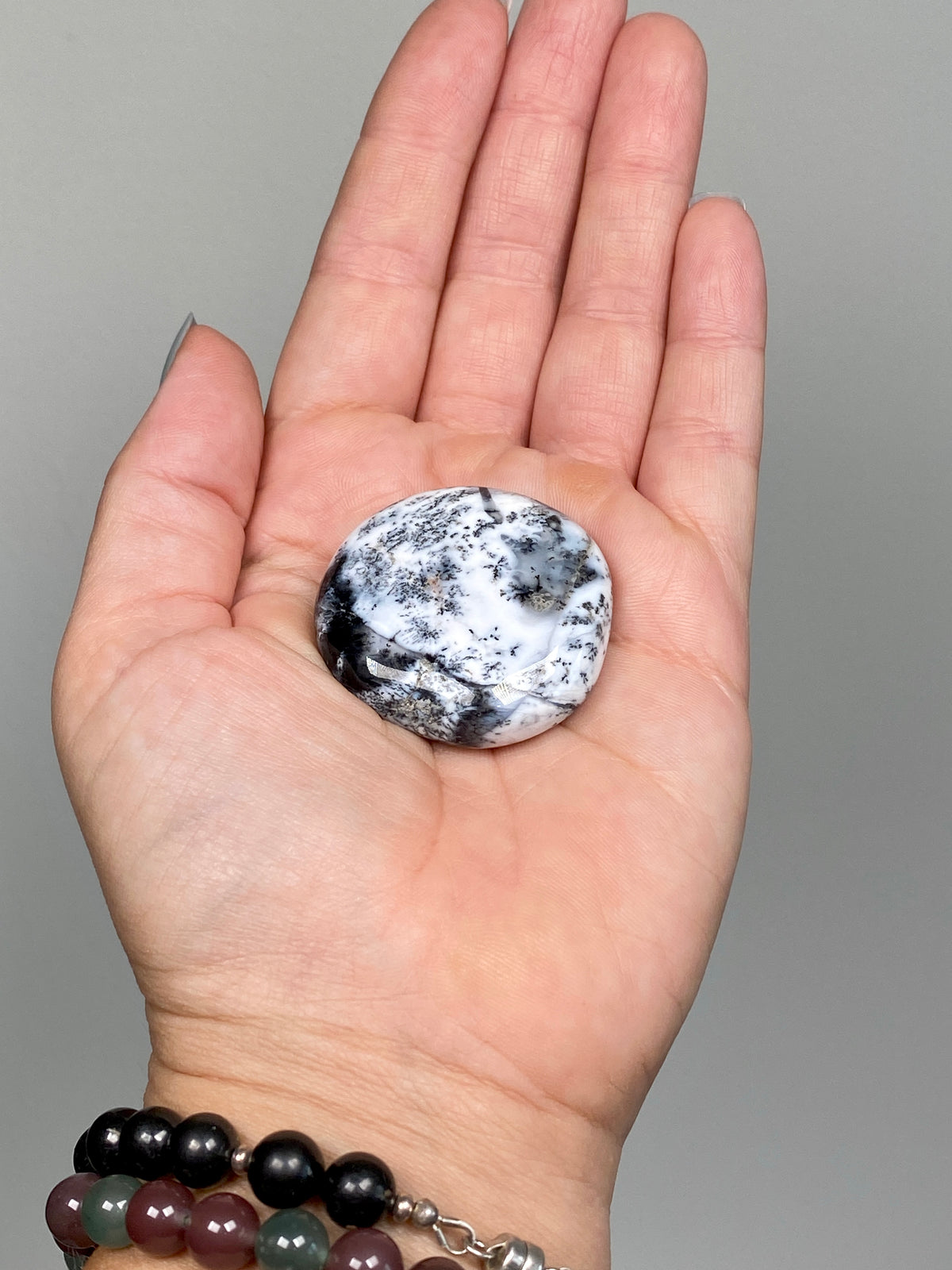 Turkish Dendritic Opal Flat Stone (L)