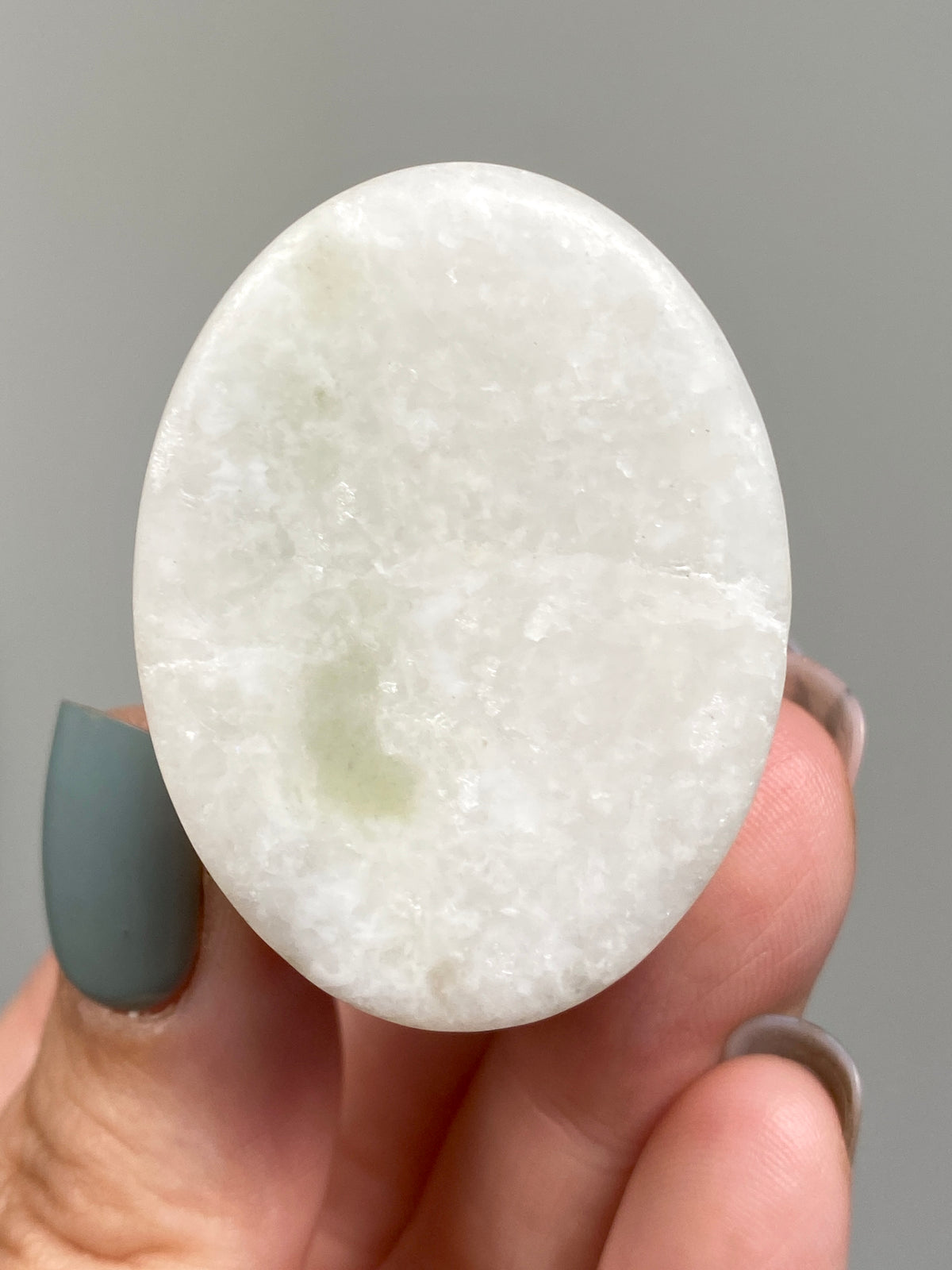 Egyptian Bastet Cat (B) | White Calcite & Serpentine